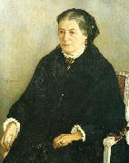 Ernst Josephson portratt av konstnarens moder oil on canvas